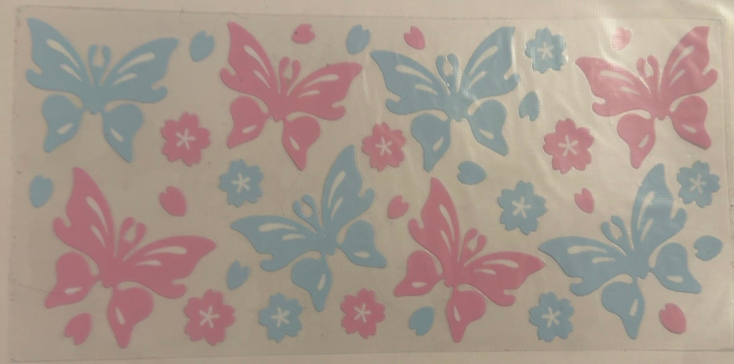 Cotton Candy Butterfly wrap