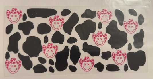 Cow print with smile wrap