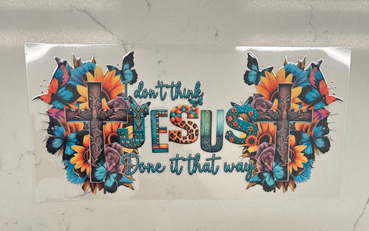 Jesus Decal Wrap