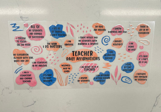 TEACHER AFFIRMATIONS