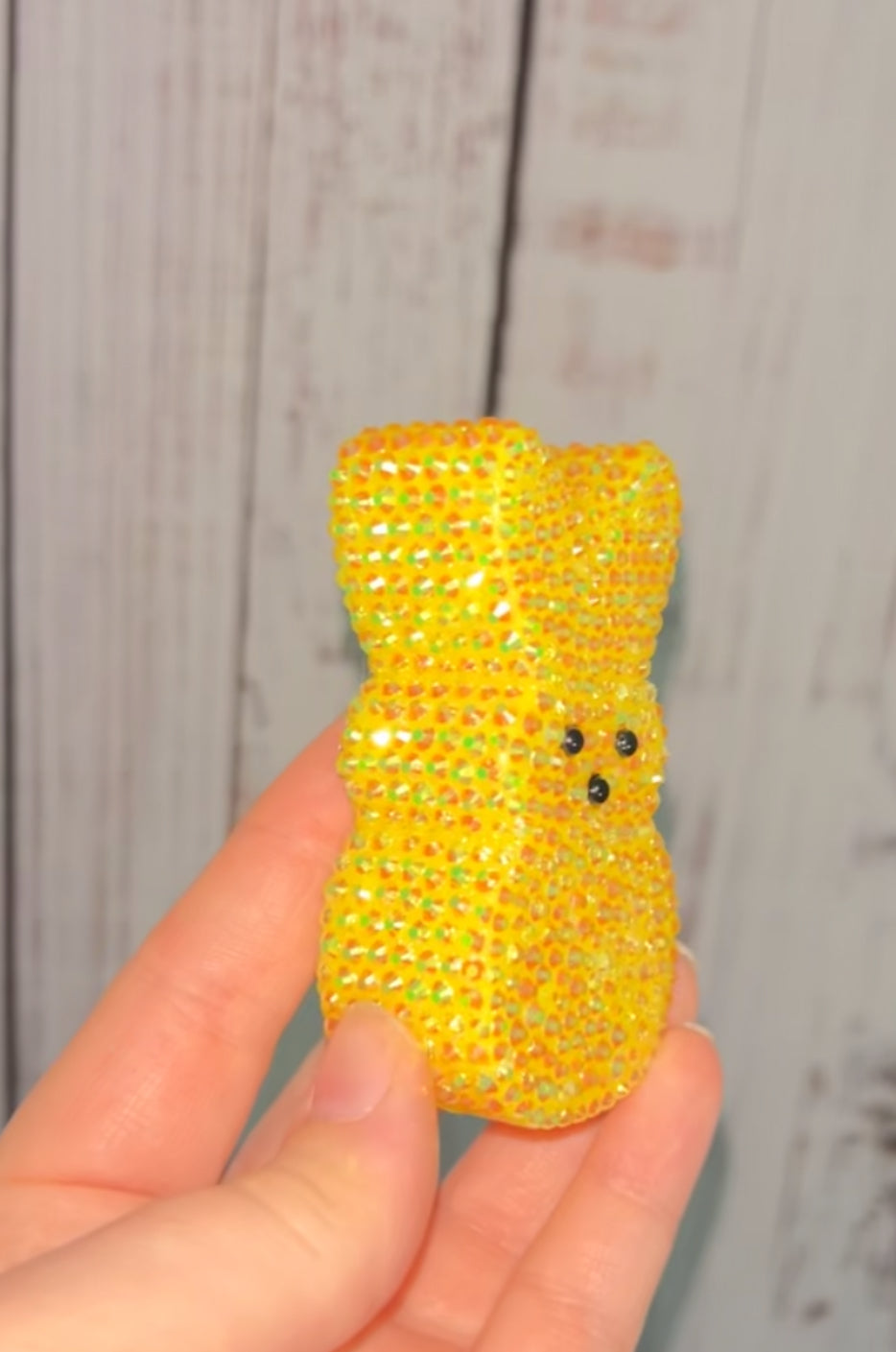 Yellow Rhinestoned Peep