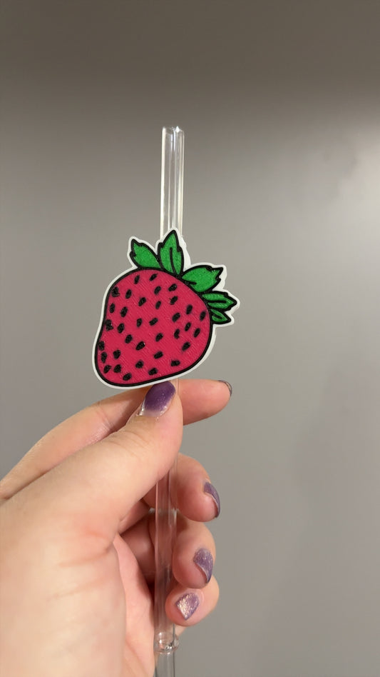 StrawBerry Straw Topper